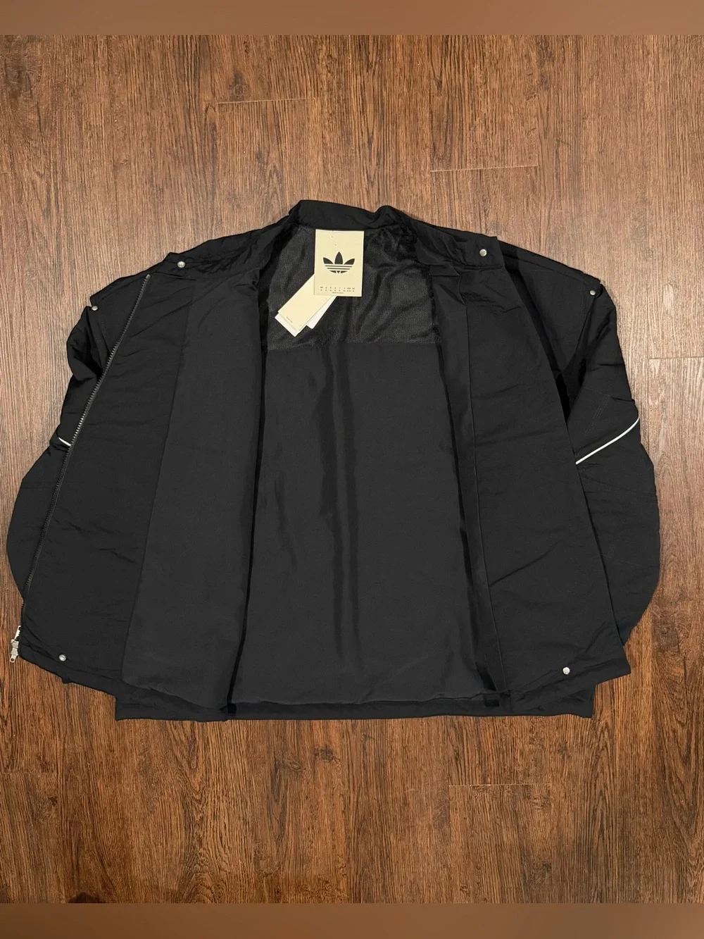 Adidas OG LA Motor Ave Racer Jacket Black Reflective unisex Size XL JX6152 $330